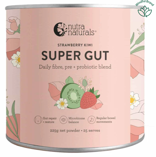 Nutra Naturals  Super Gut - Strawberry Kiwi 225G